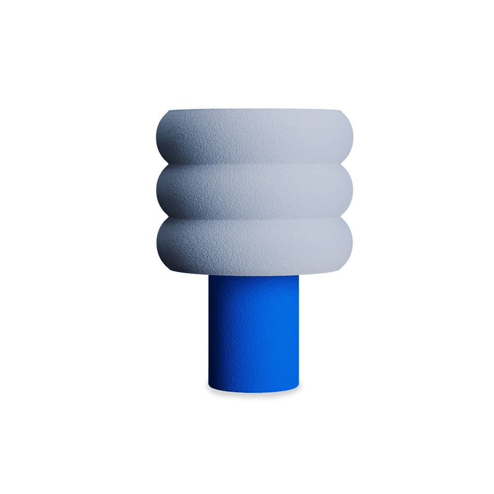 NASAQ lamp in COBALT BLUE